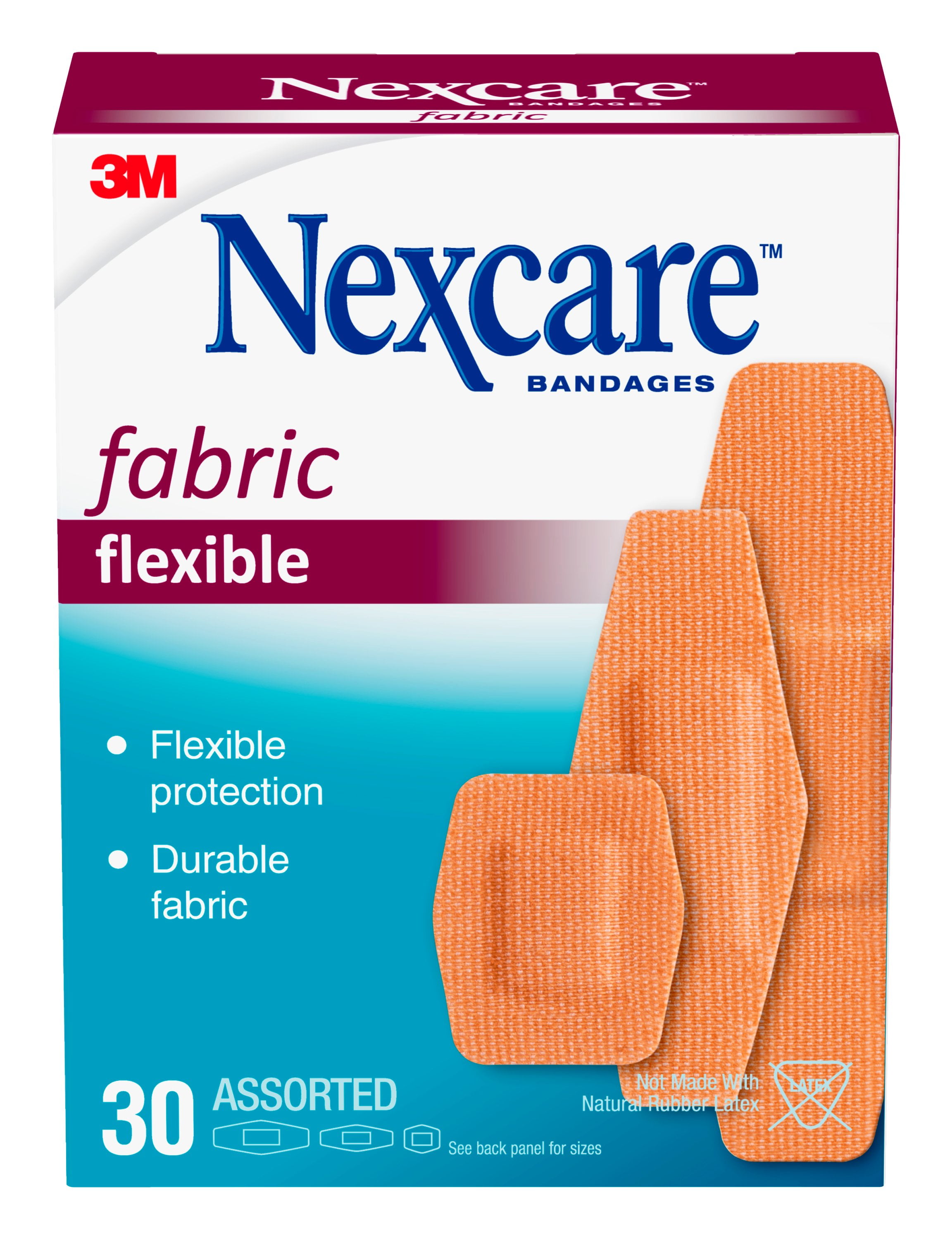 Band-Aid® Brand Flexible Fabric Assorted Sizes Adhesive Bandages 39 ct Box, Bandages