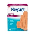 thumbnail image 1 of Nexcare Flexible Fabric Bandages, Durable, Assorted Sizes, 30 Count, 1 of 9