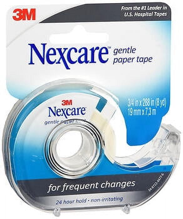 Nexcare Gentle Paper Tape 1 Inch 10 yds, Hypoallergenic Medical