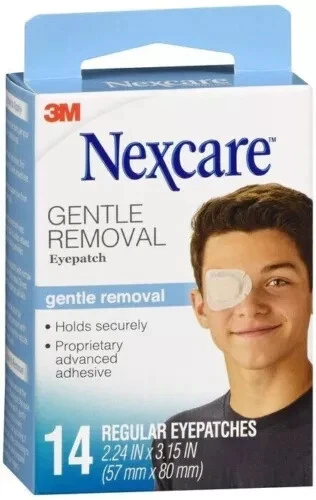 Nexcare Gentle Removal Eyepatch 14 Regular Patches