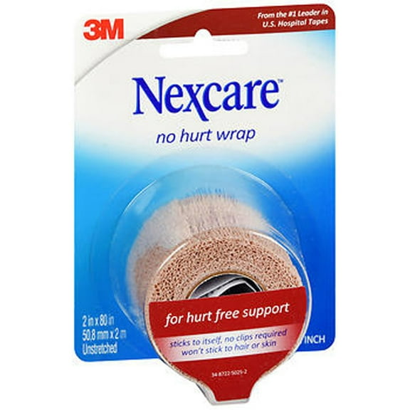 Nexcare No Hurt Wrap 2 in x 80 in - 1 Each