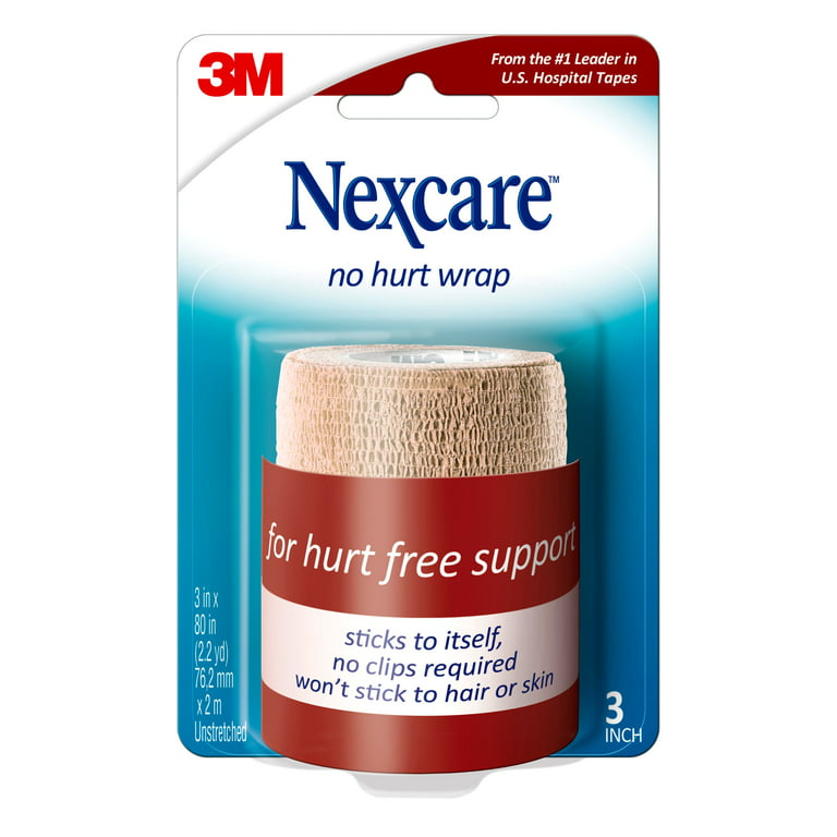 Nexcare First Aid Coban Self-Adhering Wrap, 3 Inch