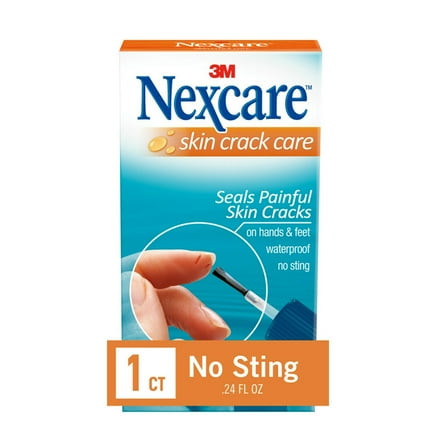 Nexcare No-Sting Skin Crack Care, Waterproof, Fast Drying, 0.24 fl. oz.