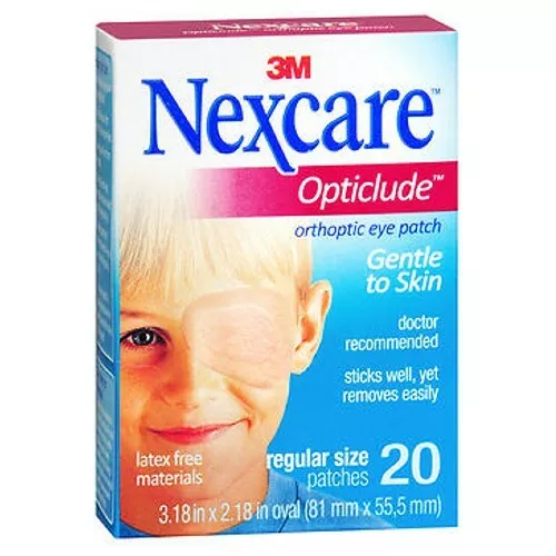 Nexcare Opticlude Orthoptic Eye Patch Regular 20 Units By Nexcare