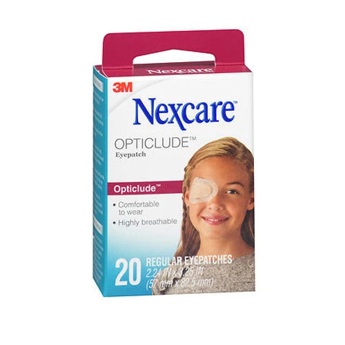 Nexcare Opticlude Orthoptic Eye Patch Regular 20 Units By Nexcare
