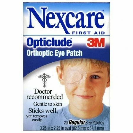 Nexcare Opticlude Orthoptic Eye Patches REGULAR 20/Box BRAND