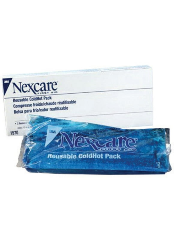 Nexcare Reusable Hot/Cold Therapy Pack  4'' x 10'', 2 Pack