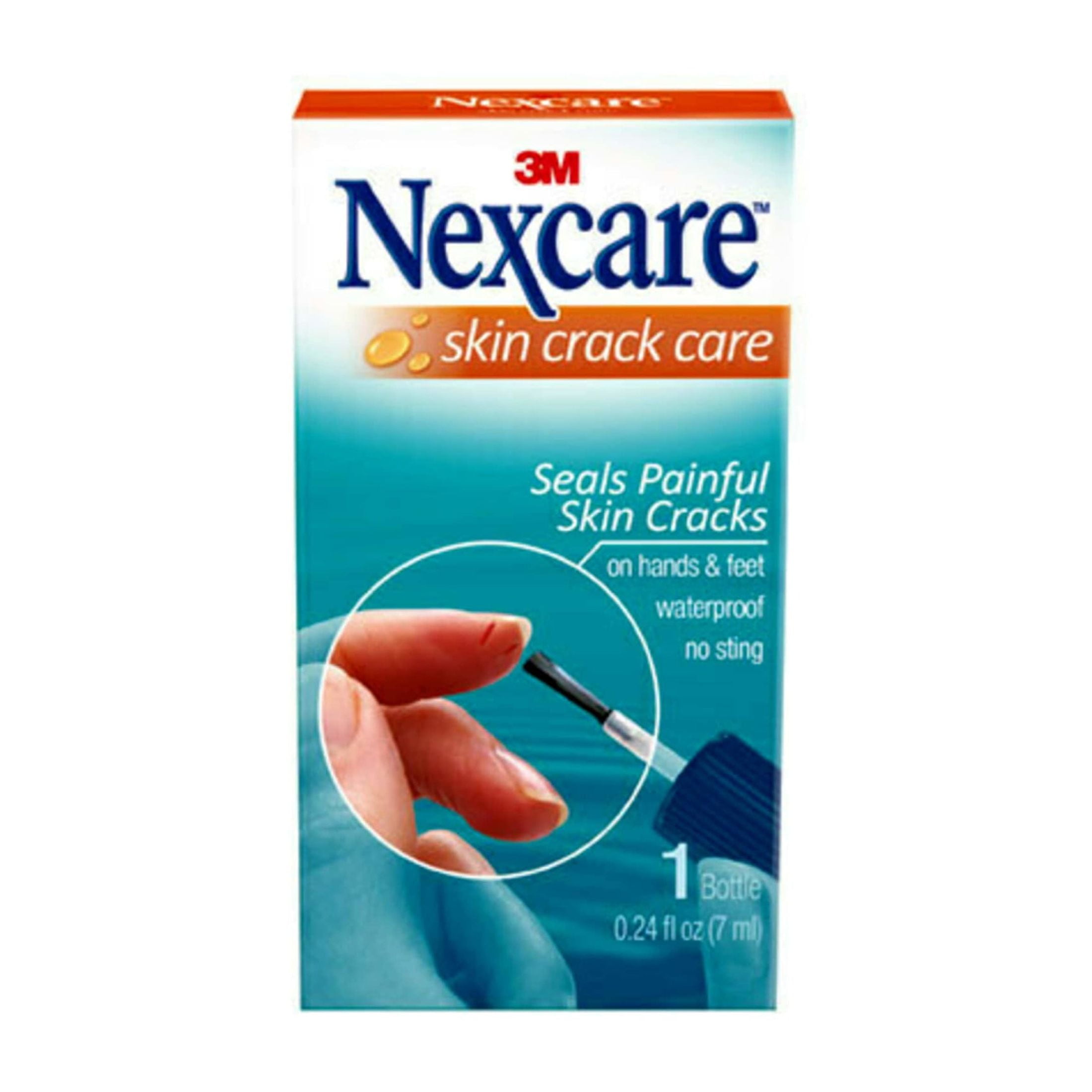 Nexcare No-Sting Skin Crack Care, Waterproof, Fast Drying, 0.24 fl. oz.