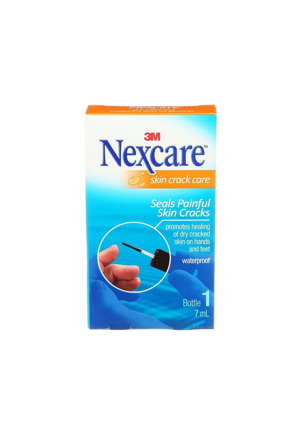 Nexcare Skin Crack Care Promotes Dry Skin Hands & Feet Liquid, 0.24 oz