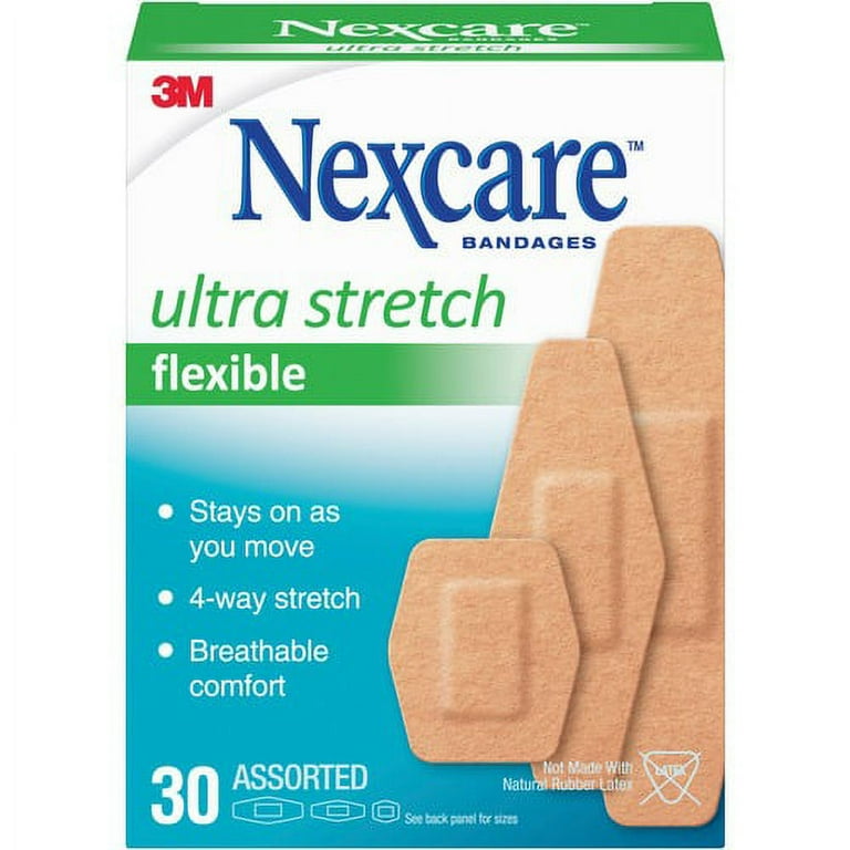 Nexcare Soft 'n Flex Bandages - Assorted Sizes - 0.94 Nexcare Soft 'n Flex Bandages - Assorted Sizes - 0.94
