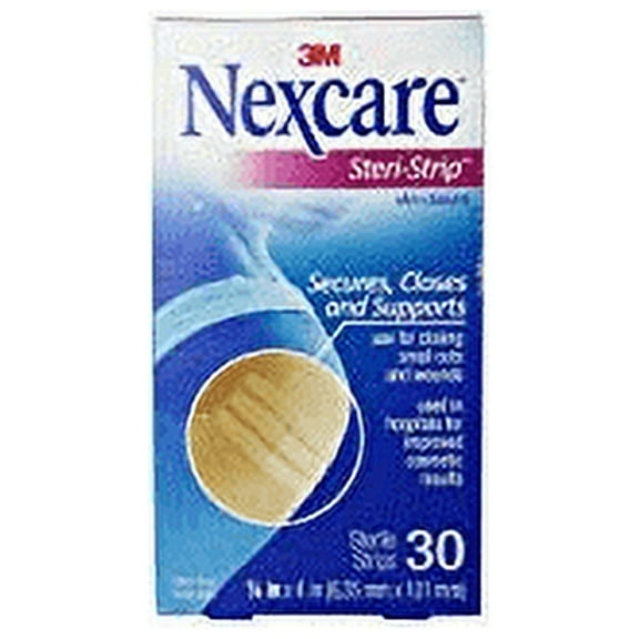 Nexcare Steri-Strip Skin Closure 1/4 X 4 Inches, 30 Count