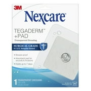 Nexcare Tegaderm + Pad Transparent Dressing, 6 in x 6 in
