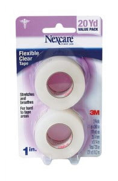 Nexcare Transpore Clear First Aid Tape, 527-P1, 1 in x 10 yds, Wrapped