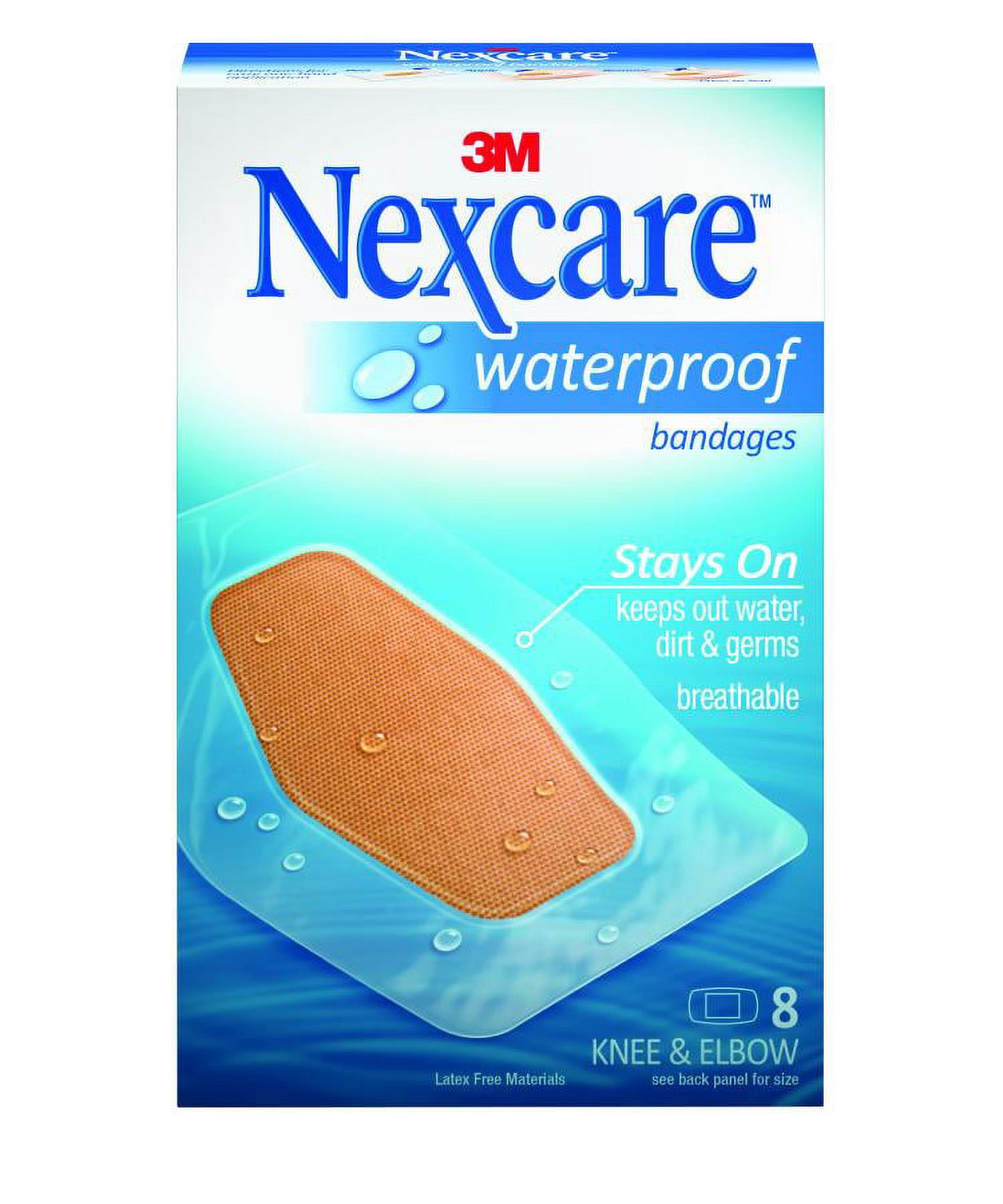 Nexcare Wateproof Bandage, Knee/Elbow, 2-3/8 X 3-1/2 Inch, 192 Count