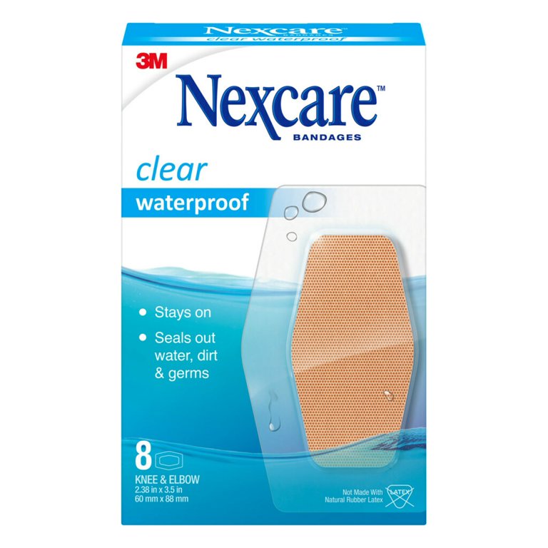 Nexcare Knee & Elbow Waterproof Bandages - 2.38