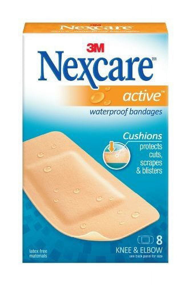 NexcareWaterproof Bandages With Cushions Protect Knee and Elbow