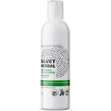 Nexderma Antibacterial Antifungal Medicated Herbal Pet Shampoo for Dogs, Cats and Horses - 4 Ounce