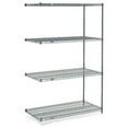 thumbnail image 1 of Nexel 5 Shelf Nexelon Blue Wire Shelving Unit Add On 36""W x 18""D x 74""H, 1 of 4