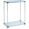 thumbnail image 1 of Nexel Galvanized Steel, 2 Tier, Solid Shelving Starter Unit, 48"Wx18"Dx34"H, 1 of 3