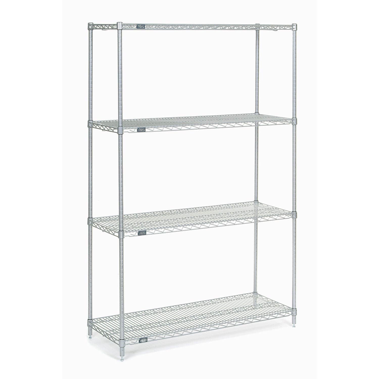 Nexel 21546C Nexel Chrome Wire Shelving, 54"W x 21"D x 63"H