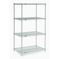 thumbnail image 1 of Nexelate Wire Shelving Starter Unit, Silver Epoxy, 54"W X 24"D X 63"H, 1 of 4