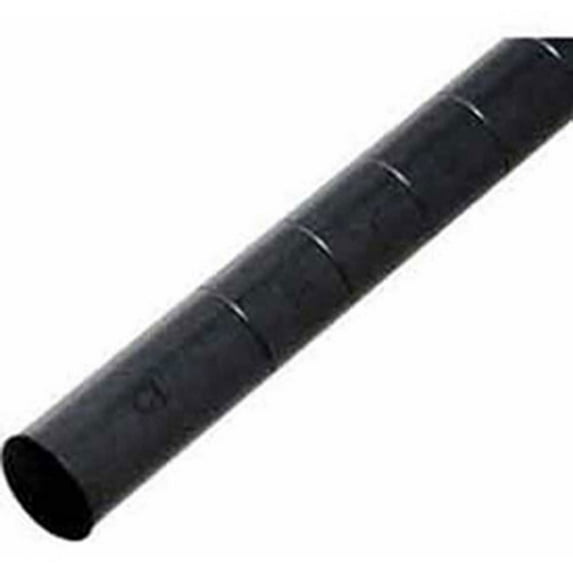 Global Industrial 711256 Nexel Epoxy Post, Black - 48 in. - Pack of 4