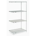 thumbnail image 1 of Nexel 5 Tier Chrome Wire Shelving Add-On Unit, 30"W x 21"D x 63"H, 1 of 5