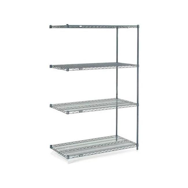 Nexel A24248N5 24 x 24 x 86 in. Nexelon 5 Tier Wire Shelving AddOn