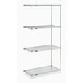 thumbnail image 1 of Nexel Poly-Z-Brite® 5 Tier Wire Shelving Add-On Unit, 42"W x 24"D x 63"H, 1 of 5