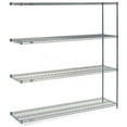 thumbnail image 1 of Nexel 5 Shelf Nexelon Blue Wire Shelving Unit Add On 60""W x 24""D x 74""H, 1 of 5