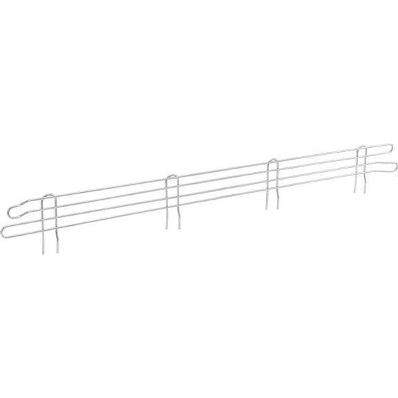 Global Industrial AL448S Nexel Stainless Steel Wire Ledge - 48 x 4 in.