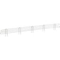 thumbnail image 1 of Global Industrial AL454S Nexel Stainless Steel Wire Ledge - 54 x 4 in., 1 of 3