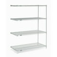 thumbnail image 1 of Nexel Wire Shelving Add-On, Poly-Z-Brite, 48"W x 14"D x 63"H, 1 of 4