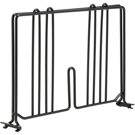 Nexel AD814B Black Epoxy Divider, 14"D x 8"H