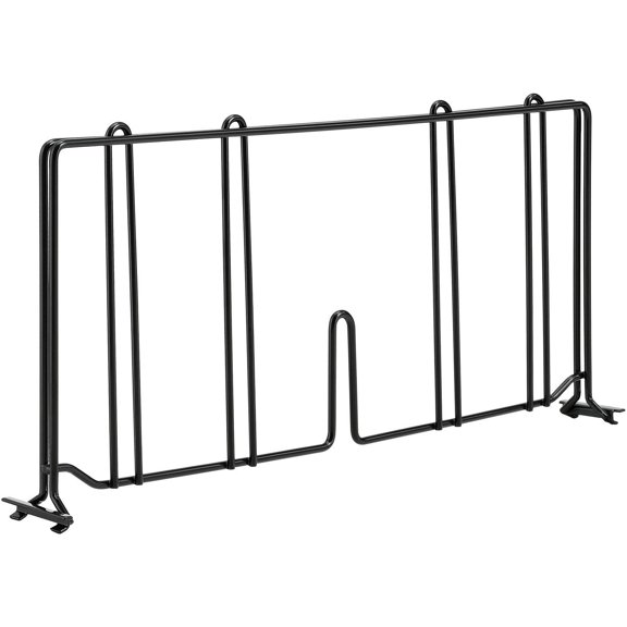 Global Industrial AD821B Nexel Black Epoxy Divider - 21 in. x 8 in.