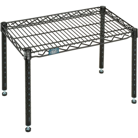 Nexel Black Epoxy Wire Dunnage Rack - 24""W x 14""D x 14""H