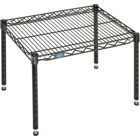 Nexel Black Epoxy Wire Dunnage Rack, 30"W x 18"D x 14"H