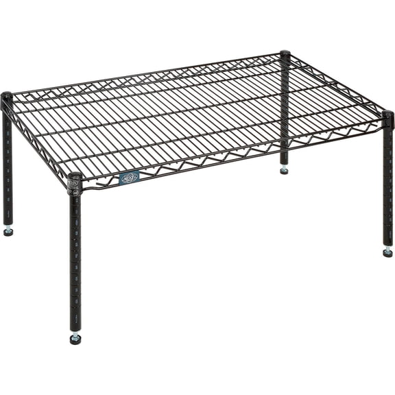 Nexel Black Epoxy Wire Dunnage Rack, 36"W x 21"D x 14"H
