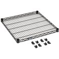 thumbnail image 1 of Nexel Black Epoxy Wire Shelf w/Clips, 42"W x 24"D, 1 of 3