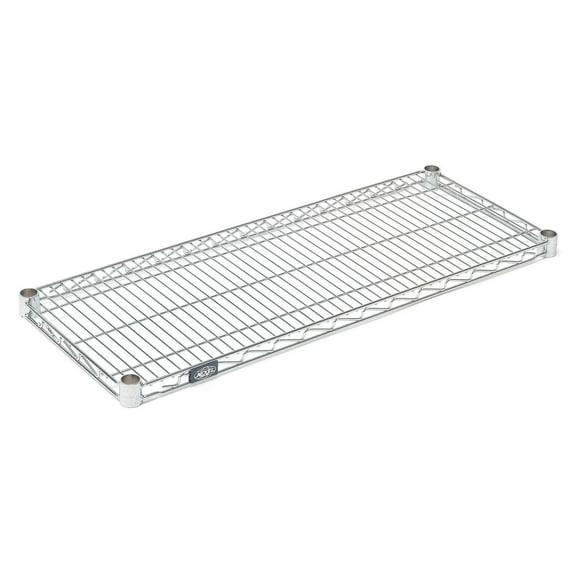 Nexel Chrome Wire Shelf w/Clips, 30"W x 21"D