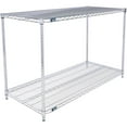 thumbnail image 1 of Nexel 2 Shelf Chrome ESD Wire Shelving Unit Starter 54""W x 21""D x 34""H, 1 of 3