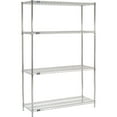 thumbnail image 1 of Nexel ESD, 4 Tier, Wire Shelving Starter Unit, 72"W x 18"D x 74"H, 1 of 3