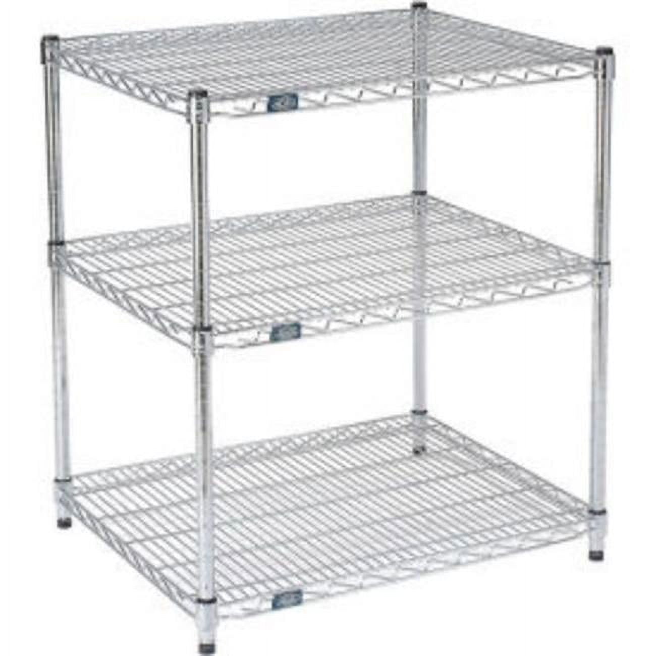 Nexel ESD Wire Shelving Starter 2 Tier 24"W x 24"D x 34"H