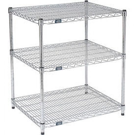 Nexel ESD Wire Shelving Starter 2 Tier 48"W x 18"D x 34"H
