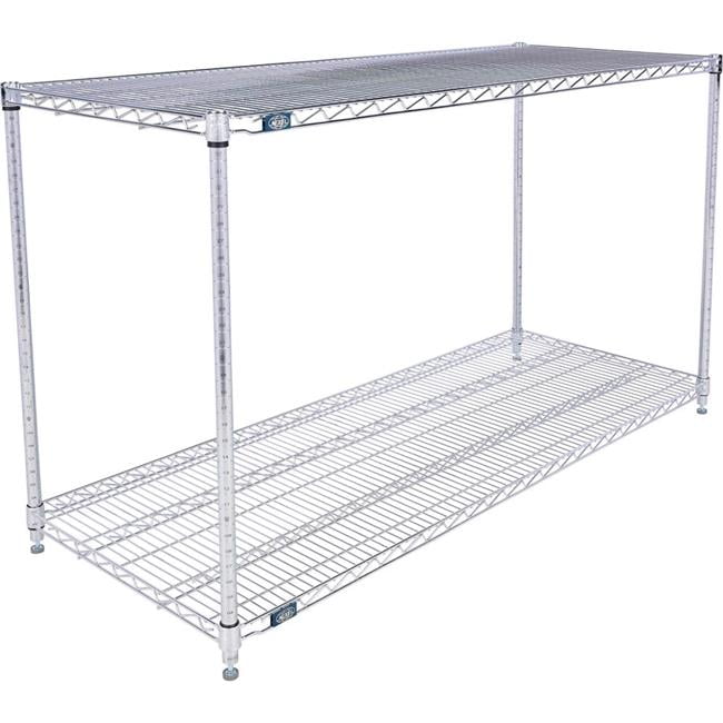Nexel ESD Wire Shelving Starter - 2 Tier - 60