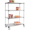thumbnail image 1 of Nexel Galvanized Shelf Truck - Gray - 48 x 24 x 80 in. - Capacity 1200 Pound, 1 of 1