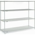 thumbnail image 1 of Nexel Wire Shelving, Poly-Z-Brite, 54"W X 18"D X 63"H, 1 of 4