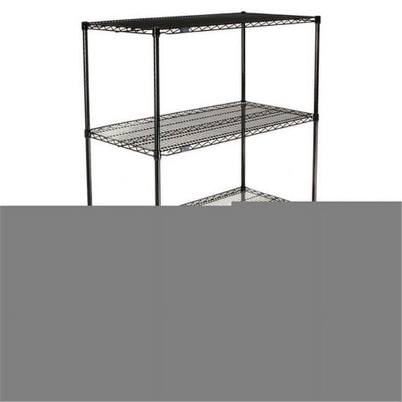 Nexel Industries 18368B Epoxy 18 x 36 x 86 in. Starter Shelf Unit, Black