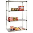 thumbnail image 1 of Nexel Industries 18487SS Stainless Steel 18 x 48 x 74 in. Solid 4 Shelf Unit, 1 of 1