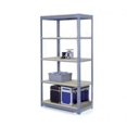 thumbnail image 1 of Nexel Industries  24 x 48 x 96 in. 5 Shelf White Melamine Laminate Rivet Lock Shelving Unit - White - 24 x 48 x 96 in., 1 of 1